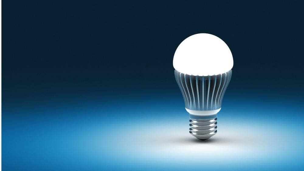 Bulb lit up
