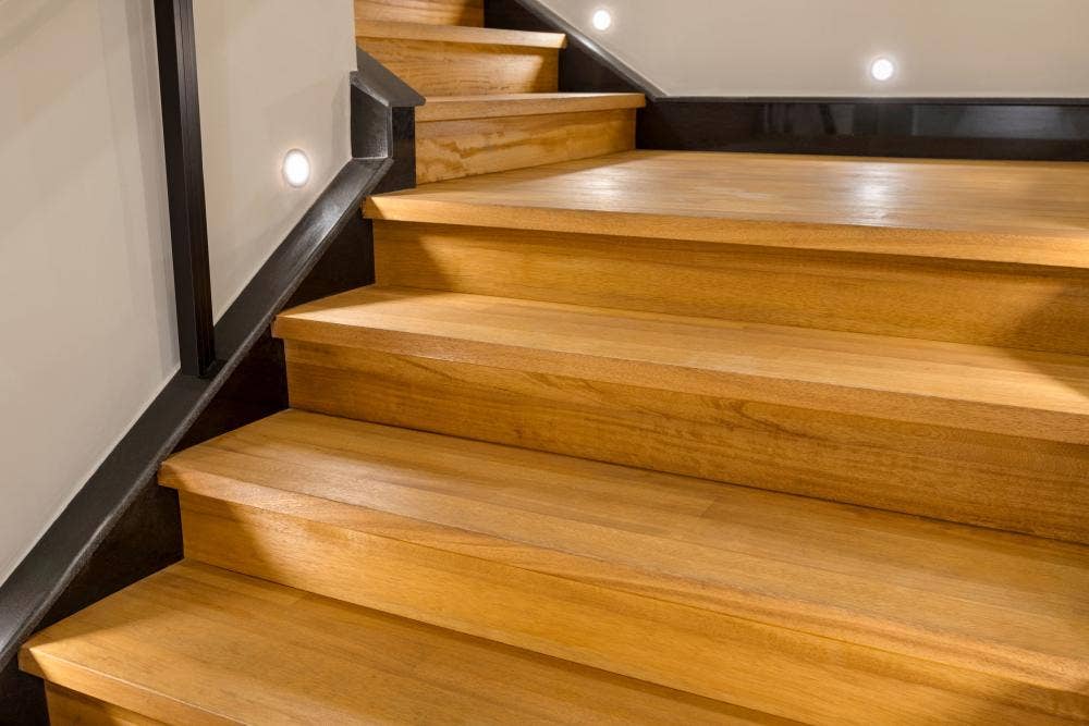 Polished staircase