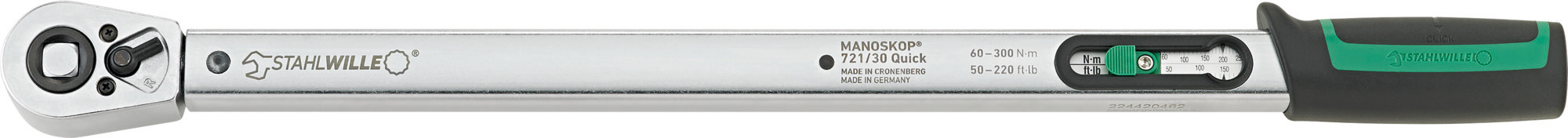 Stahlwille 50204030 MANOSKOP 1/2" Adjustable Torque Wrench 60-300Nm
