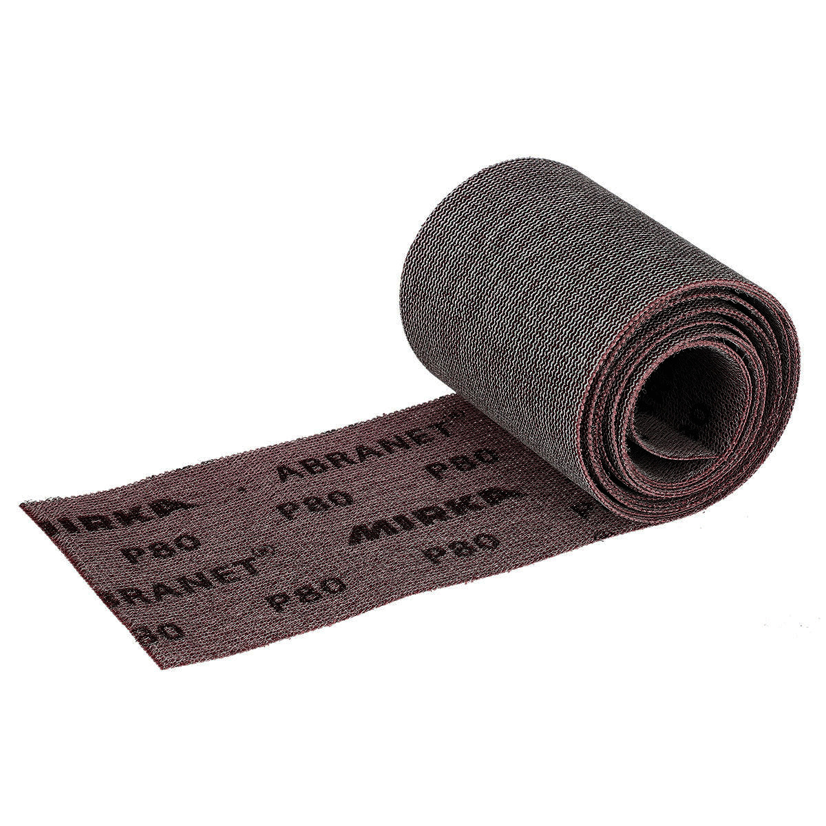 Mirka AE555F0180 ABRANET 115mm x 2.5m Grip Sanding Roll - P80