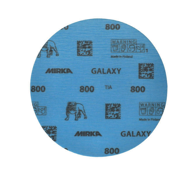 Mirka FY34209910 GALAXY Sanding Pads 150mm PSA LRL - P100 (Pack of 100) with liner
