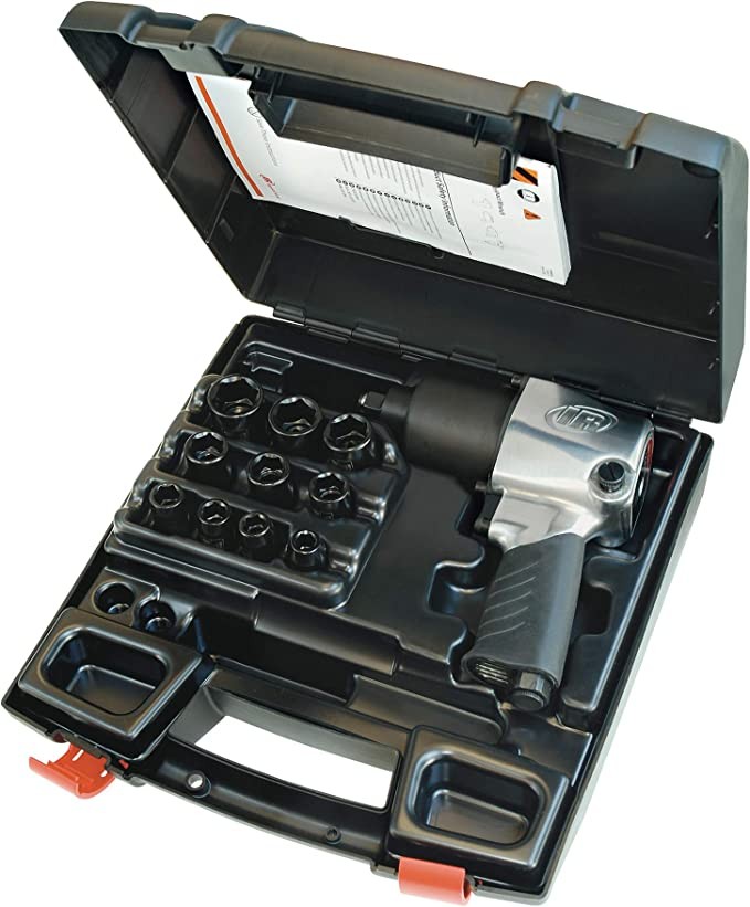 Ingersoll Rand 231GXP-K 1/2" Square Drive Air Impact Wrench Set - 610Nm