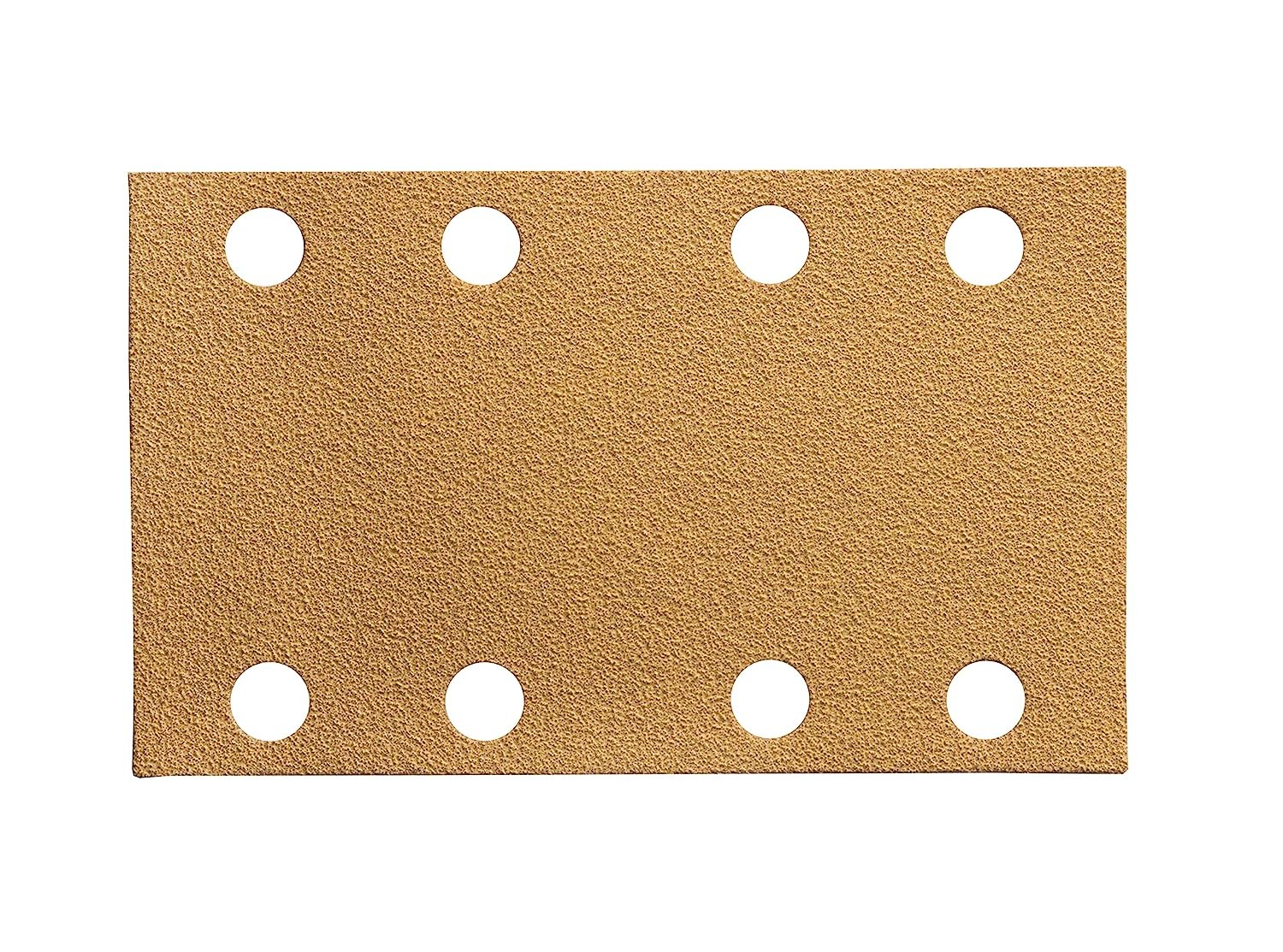 Mirka 2368809915 Gold 81mm x 133mm Sanding Pads with 8 Holes - P150 (Pack of 100)