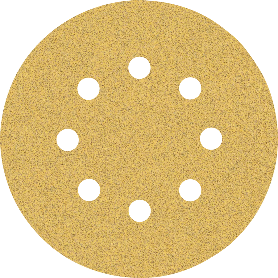 Bosch 2608900804 Expert C470 Sandpaper Discs 125mm, 60 Grit, 8 Holes (Pack of 5)