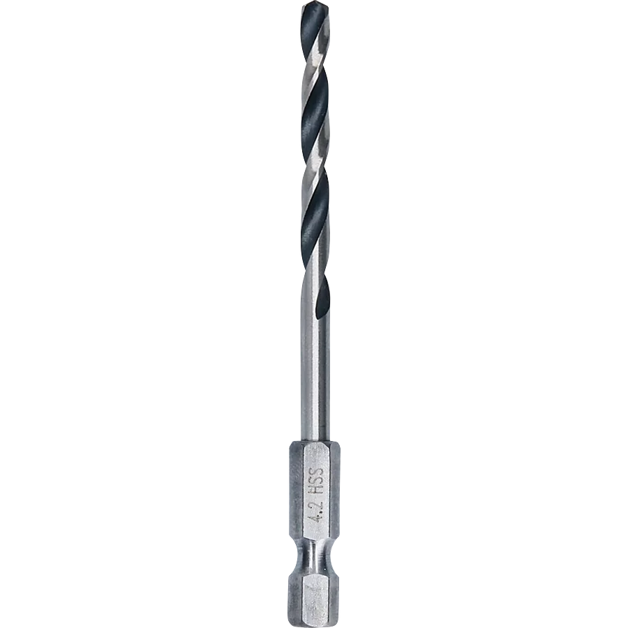 Bosch 2608577544 HSS Twist Drill Bit PointTeQ Hex Shank 4.20mm (Pack of 10)
