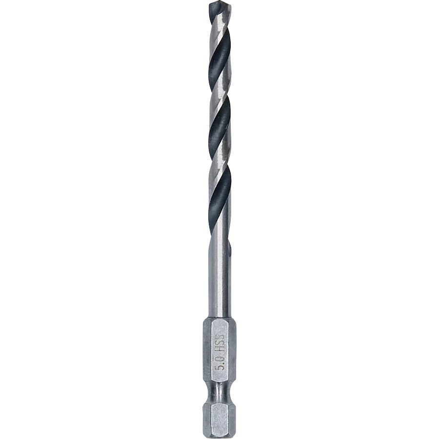 Bosch 2608577545 HSS Twist Drill Bit PointTeQ Hex Shank 5.00mm (Pack of 10)