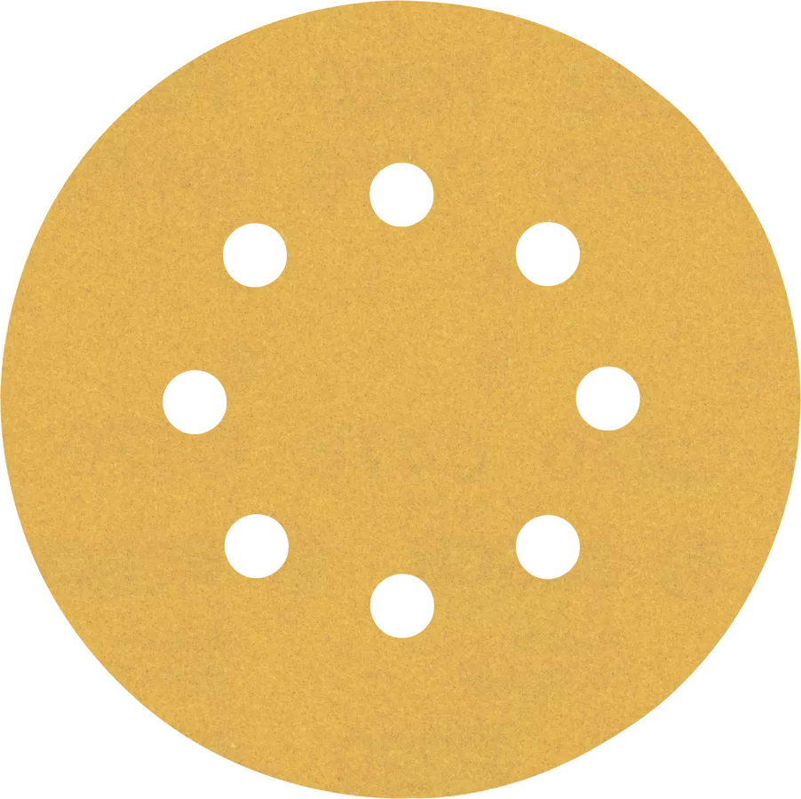 Bosch 2608900810 Expert C470 Sandpaper Discs 125mm, 320 Grit, 8 Holes (Pack of 5)