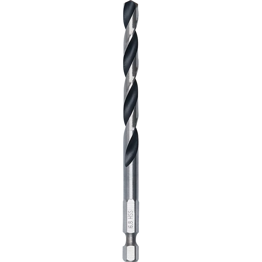 Bosch 2608577530 HSS Twist Drill Bit PointTeQ Hex Shank 6.80mm (Pack of 1)