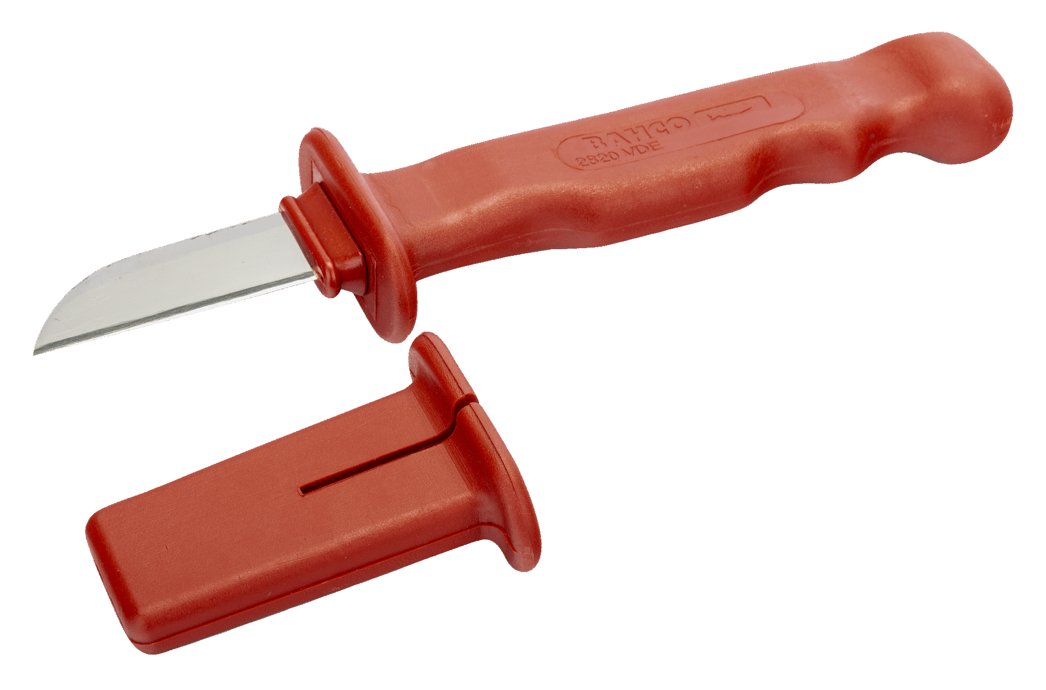 Bahco 2820VDE Insulated Cable Knife with Plastic Protective Cap