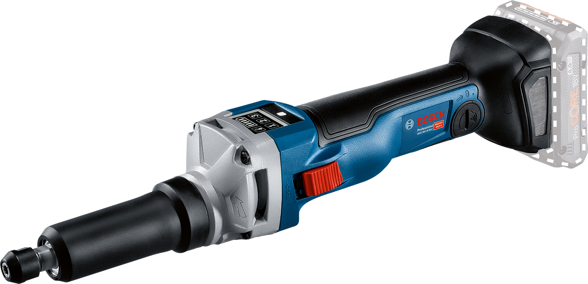 Bosch 06012B4001 GGS 18V-10 SLC Professional Cordless Straight Grinder - 10,500rpm