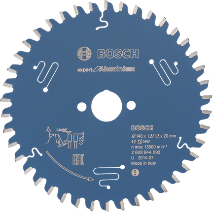 Bosch 2608644092 Expert for Aluminium Circular Saw Blade - 140mm x 1.8mm