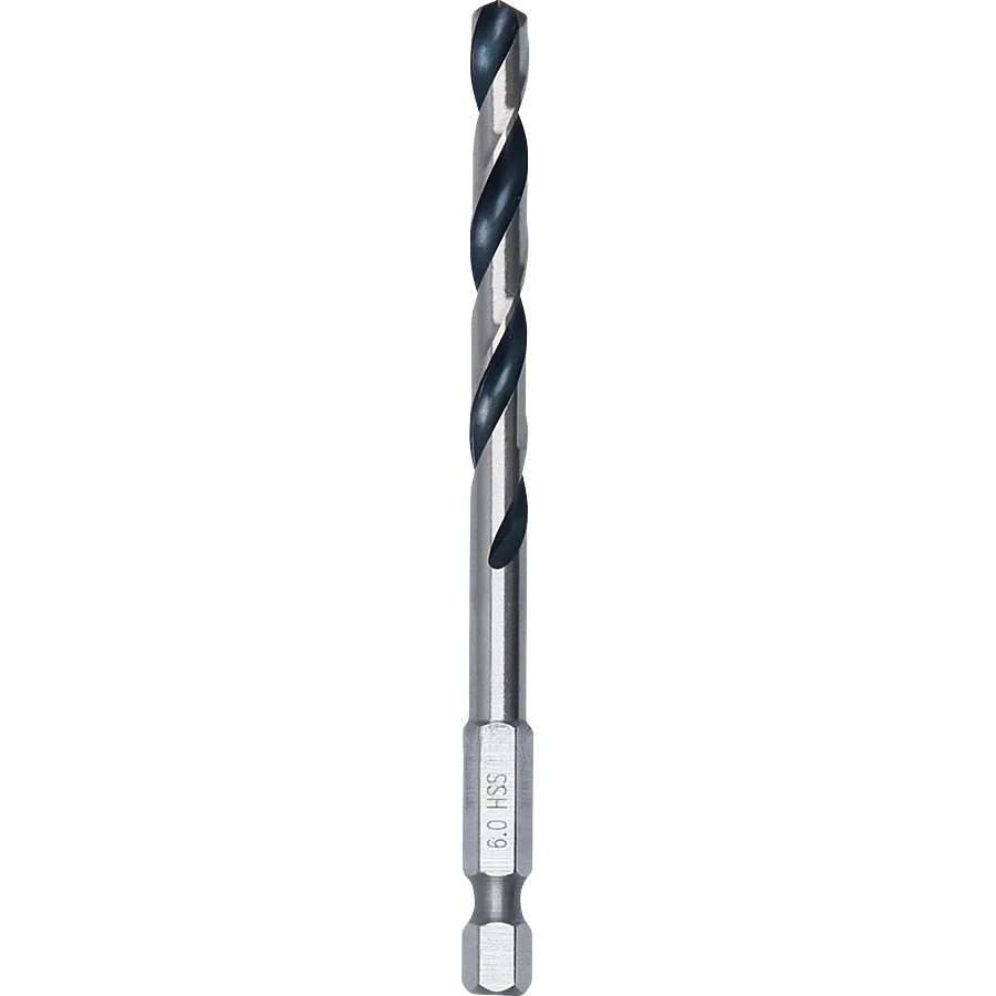 Bosch 2608577548 HSS Twist Drill Bit PointTeQ Hex Shank 10.00mm (Pack of 5)
