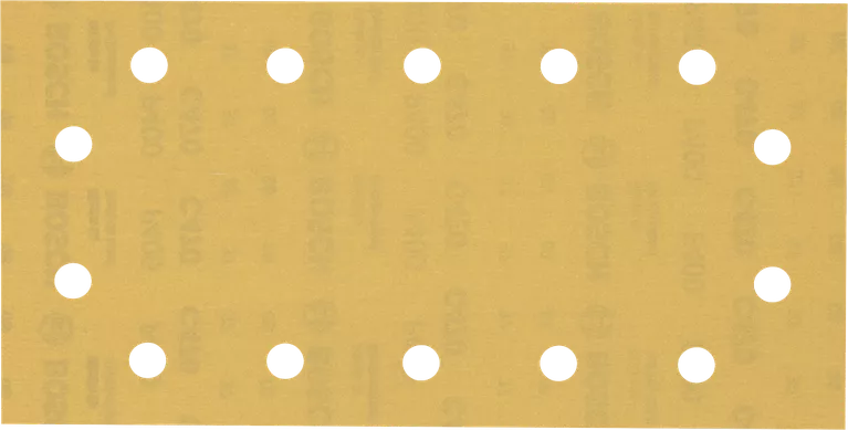 Bosch 2608900950 C470 Sandpaper Sheets 115mm x 230mm, 400 Grit (Pack of 50)