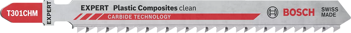 Bosch 2608900566 EXPERT Plastic Composites Clean T301CHM Jigsaw Blade (Pack of 3)
