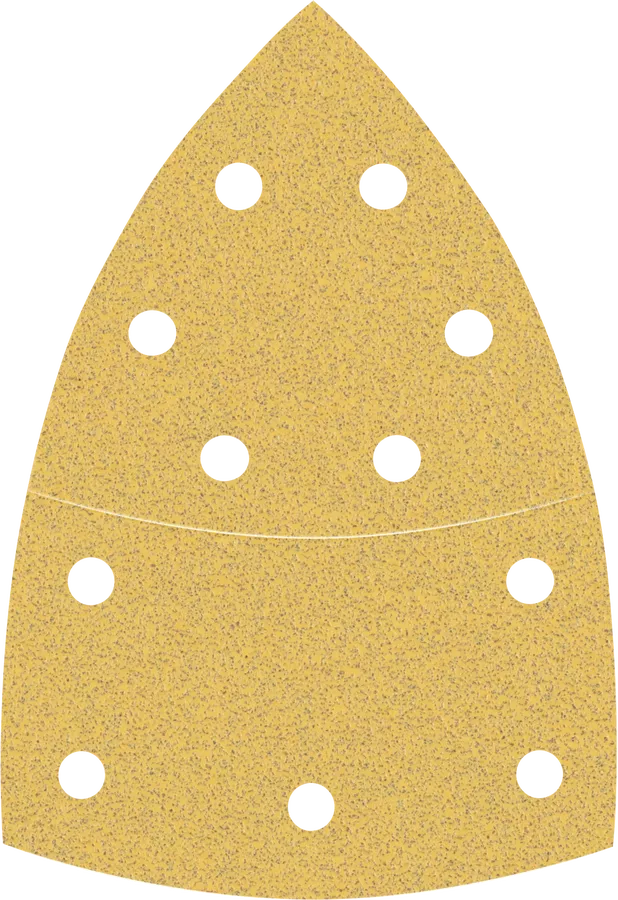 Bosch 2608900887 C470 Delta Sanding Pads 102 x 62mm, 80 Grit (Pack of 10)