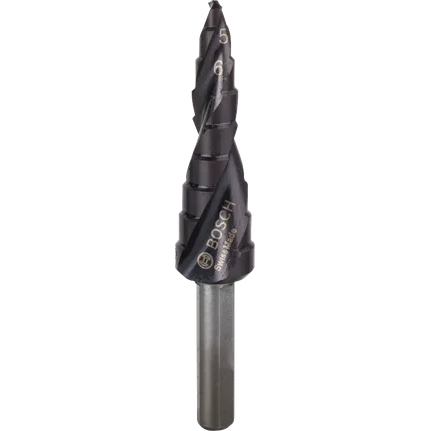 Bosch 2608588065 HSS AlTiN Step Drill Bit - 3 - Flat Shank (4mm - 12mm)