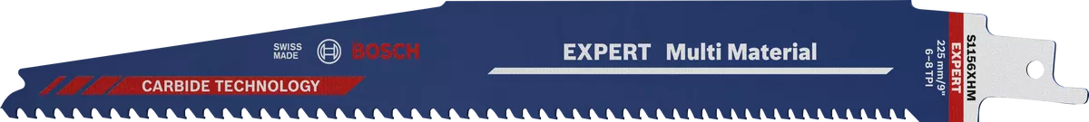 Bosch 2608900393 EXPERT Multi Material S1156XHM Reciprocating Saw Blade - 225mm (Pack of 10)