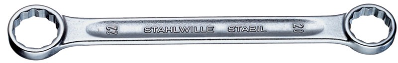Stahlwille 41051922 19mm & 22mm Double Ended Ring Spanner