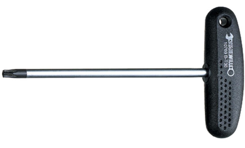 Stahlwille 43300020 T20 Torx T-Handle Screwdriver with Hollow Point T20 x 100mm