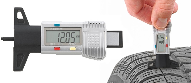 Stahlwille 77371005 12900/4 Digital Tyre Tread Depth Gauge