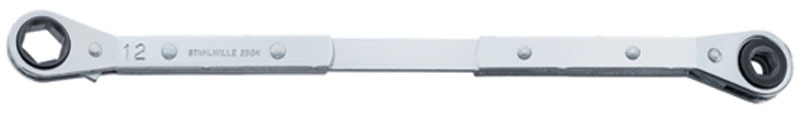 Stahlwille 41180812 25GK Extra Long Ratchet Ring Spanner 8mm - 12mm