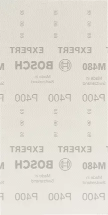 Bosch 2608900769 Expert M480 Sanding Net Sheets - 115mm x 230mm, 400 Grit (Pack of 10)