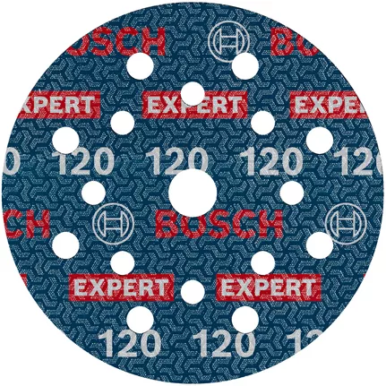 Bosch 2608902401 Expert O780 Foil Sanding Discs 125mm, 120 Grit (Pack of 6)