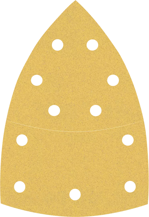 Bosch 2608901649 C470 Delta Sanding Pads 102 x 62mm, 120 Grit (Pack of 50)