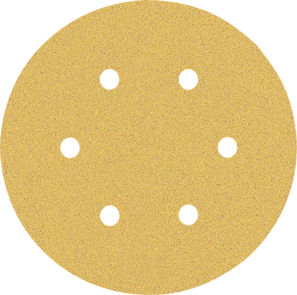 Bosch 2608900815 Expert C470 Sandpaper Discs 150mm, 80 Grit, 6 Holes (Pack of 5)