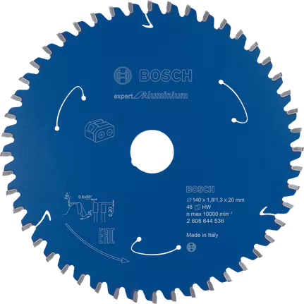 Bosch 2608644536 Expert for Aluminium Circular Saw Blade - 140mm x 1.8mm
