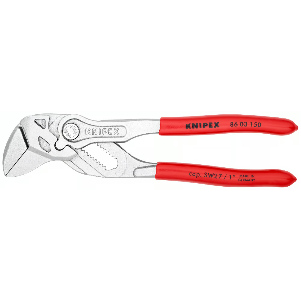 KNIPEX 86 03 150 Lock Button Water Pump Slip Joint Pliers - 27mm Jaws