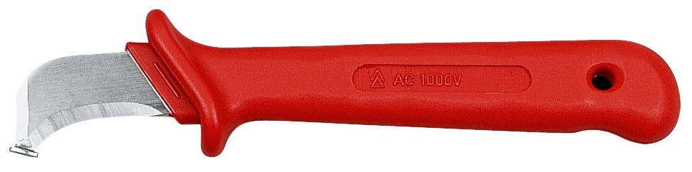 Bahco 2820VHELP Insulated Knife - Bent with guide