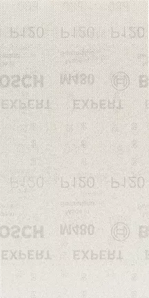 Bosch 2608901628 Expert M480 Sanding Net Sheets - 115mm x 107mm, 120 Grit (Pack of 50)