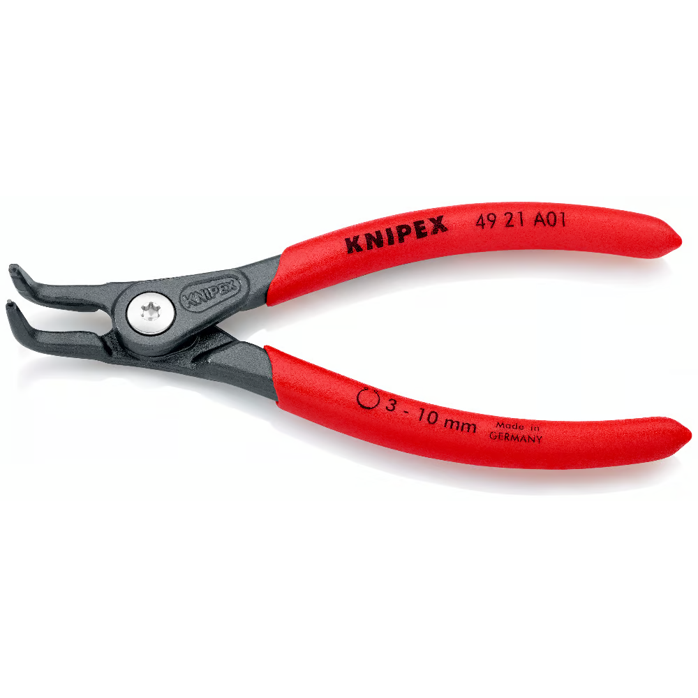 KNIPEX 49 21 A01 Precision Angled External Circlip Pliers &Oslash; 3 - 10mm