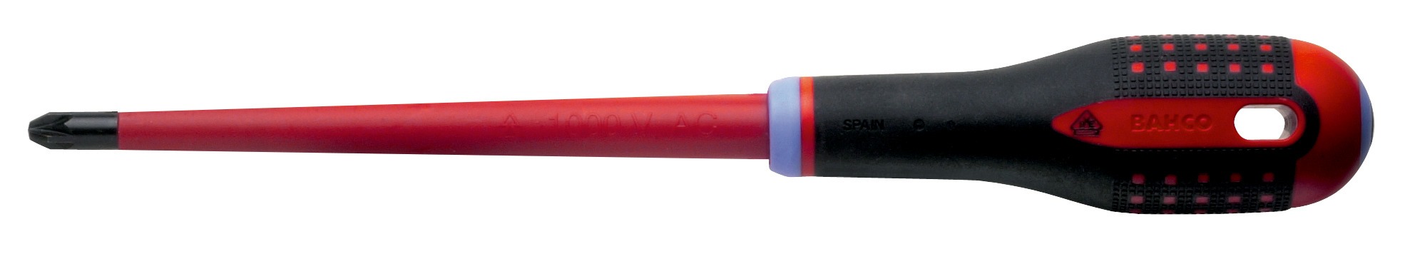 Bahco BE-8820SL Slim Insulated ERGO™ Pozidriv Screwdriver PZ2 x 100mm