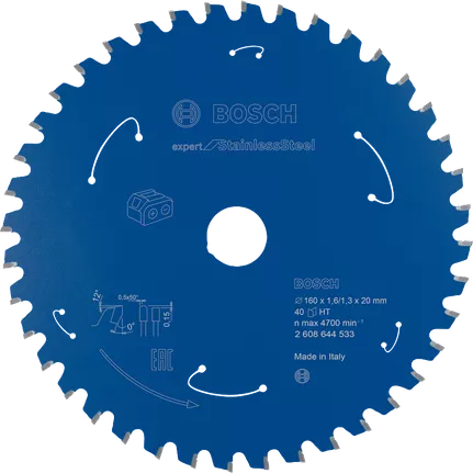 Bosch 2608644533 Expert for Stainless Steel Circular Saw Blade - 160mm x 1.6mm