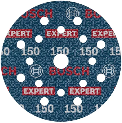 Bosch 2608902402 Expert O780 Foil Sanding Discs 125mm, 150 Grit (Pack of 6)