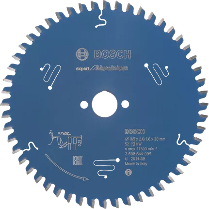 Bosch 2608644095 Expert for Aluminium Circular Saw Blade - 165mm x 2.6mm