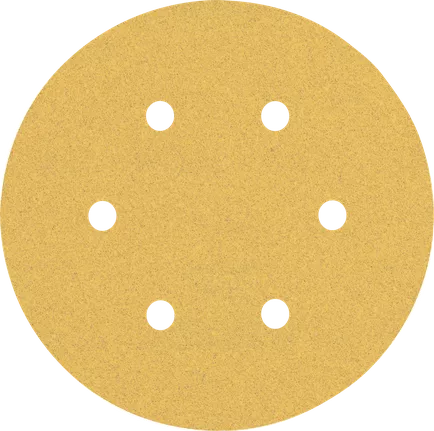 Bosch 2608900816 Expert C470 Sandpaper Discs 150mm, 100 Grit, 6 Holes (Pack of 5)