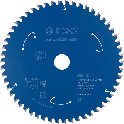 Bosch 2608644538 Expert for Aluminium Circular Saw Blade - 160mm x 1.8mm