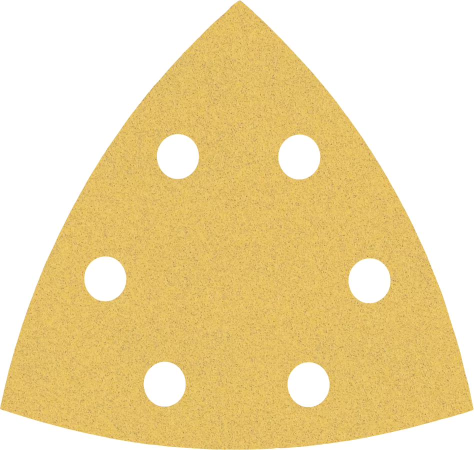 Bosch 2608900827 C470 Delta Sanding Pads 93mm x 93mm, 120 Grit (Pack of 5)