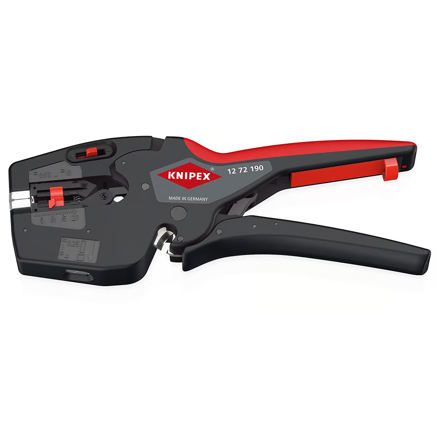 KNIPEX 12 72 190 NexStrip® Multi-Tool for Wire Cutting, Stripping and Crimping
