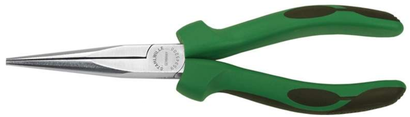 Stahlwille 65345200 200mm Mechanics Snipe Nose Pliers - Chrome Plated