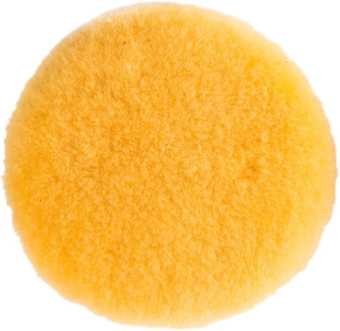 Mirka 7991500211 Lambswool Pad Pro 150mm Grip - Yellow - (Pack of 2)