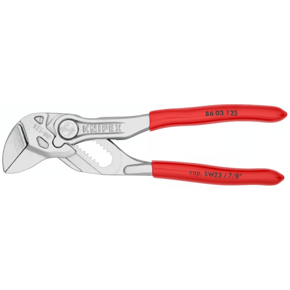 KNIPEX 86 03 125 Mini Lock Button Water Pump Slip Joint Pliers - 23mm Jaws