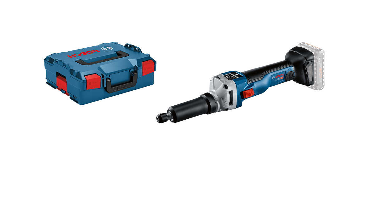Bosch 06012B4000 GGS 18V-10 SLC Professional Cordless Straight Grinder in L-BOXX- 10,500rpm