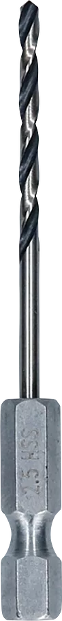 Bosch 2608577518 HSS Twist Drill Bit PointTeQ Hex Shank 2.50mm (Pack of 1)