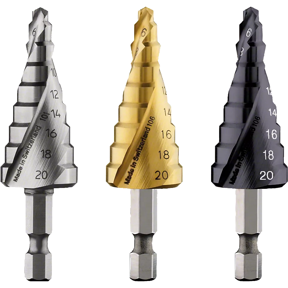 Bosch 2608587433 HSS-Tin  Step Drill Bit - Hex Shank (4mm - 20mm)