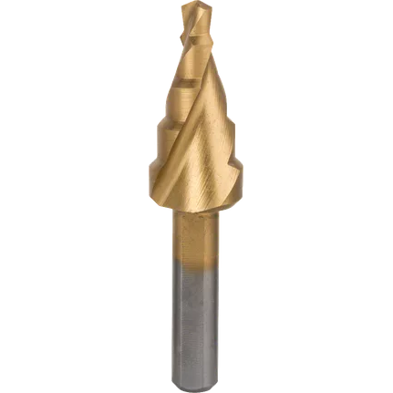 Bosch 2608587429 HSS TiN Step Drill Bit - 3 - Flat Shank (4mm - 12mm)