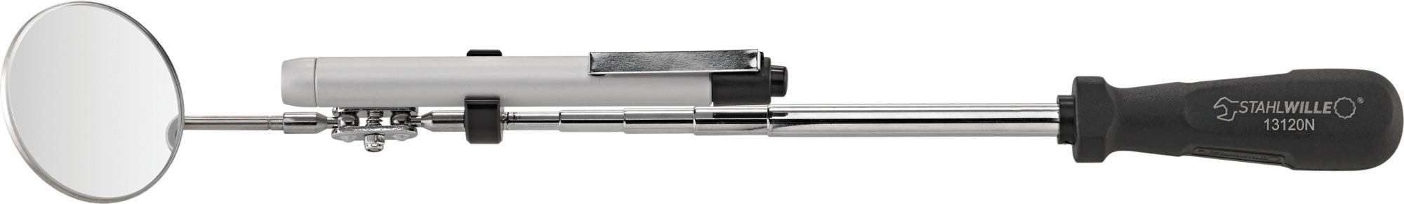 Stahlwille 13120N Telescopic Mirror with LED - 55mm